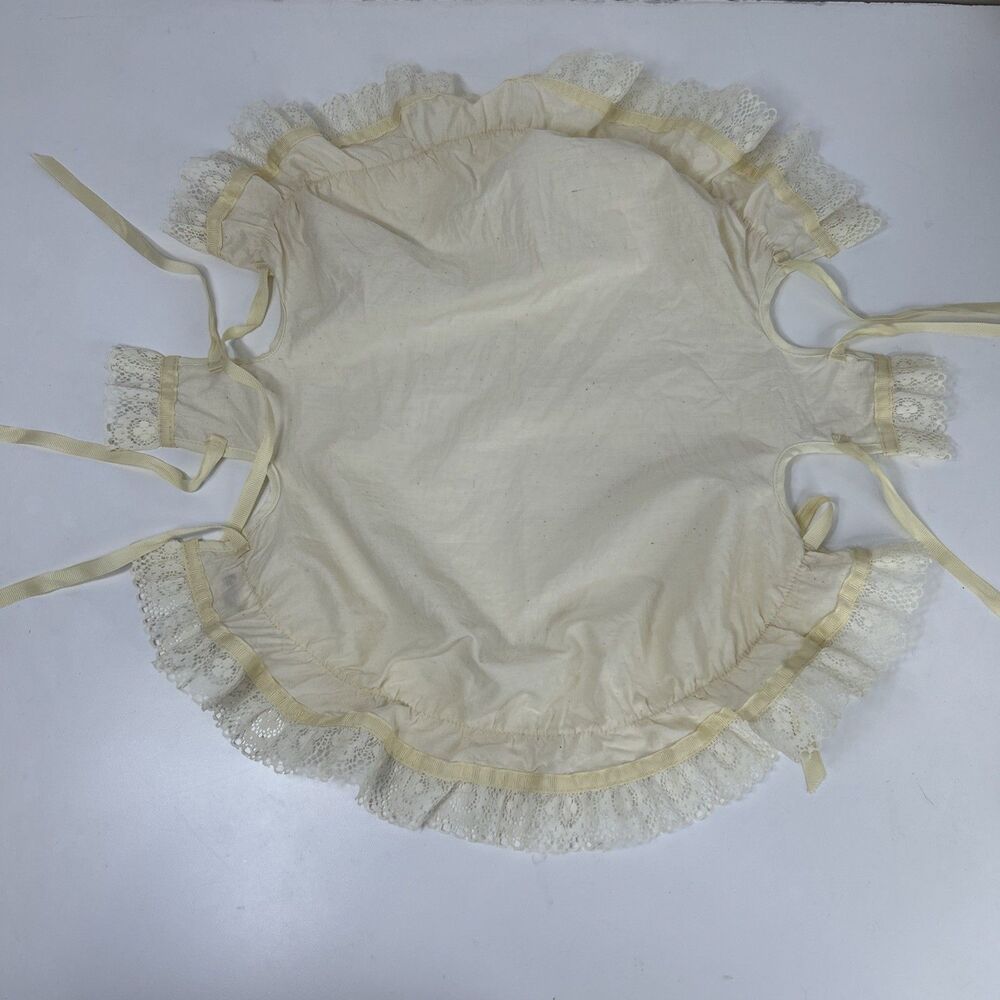 Longaberger Fabric Basket Cake Liner Garter Lot Ficus Ruffled Floral Daisy Plaid - Picture 11 of 13